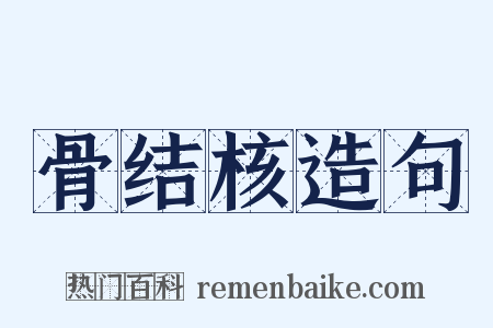 骨结核造句是什么意思的图片